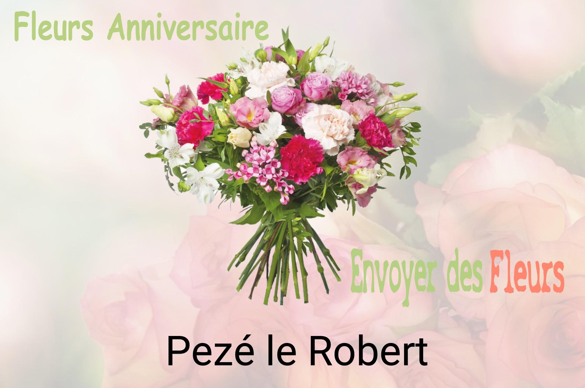 Bouquet de fleurs d’anniversaire livré à Pezé-le-Robert