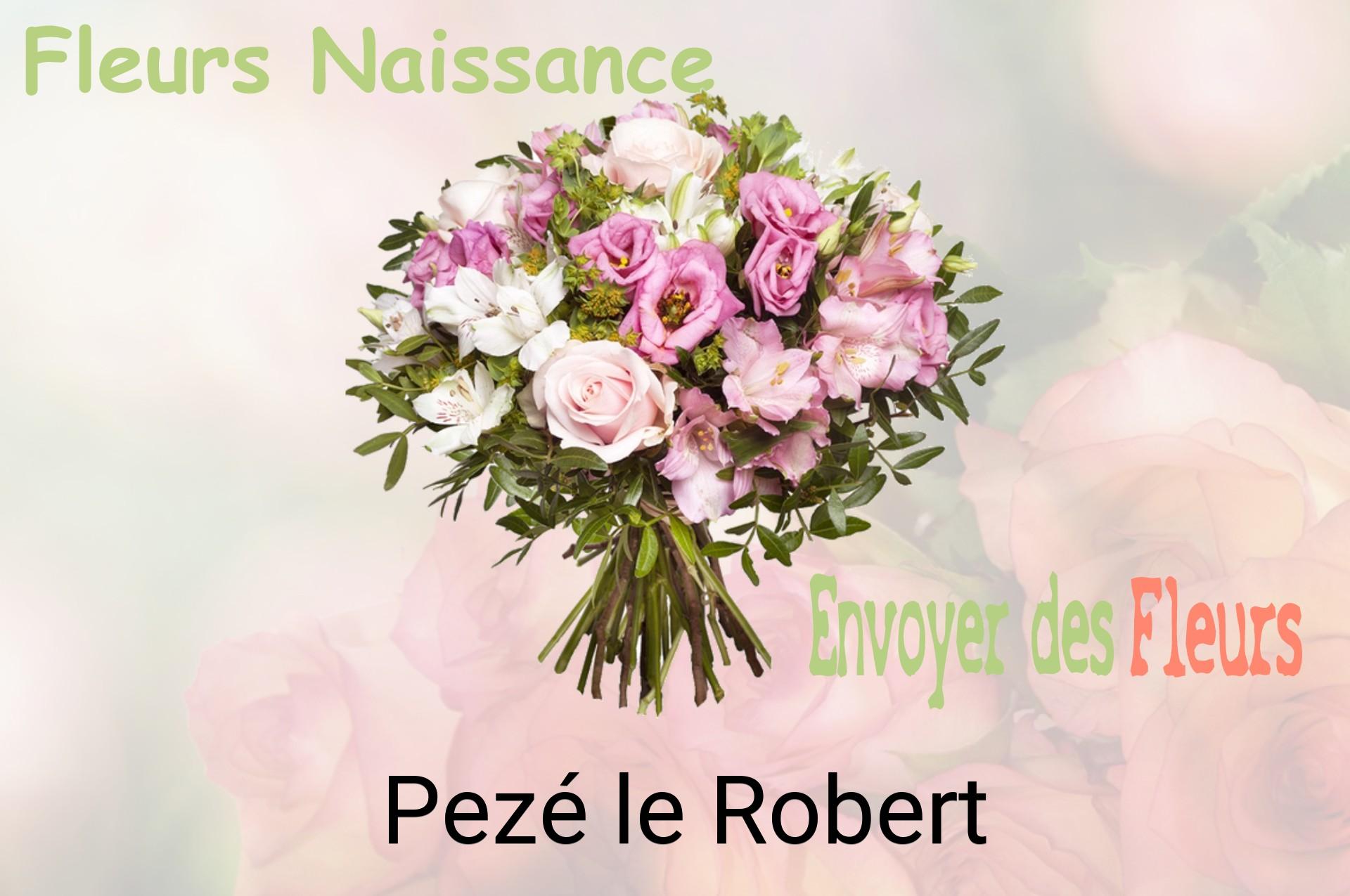 Bouquet de fleurs de naissance livré à Pezé-le-Robert